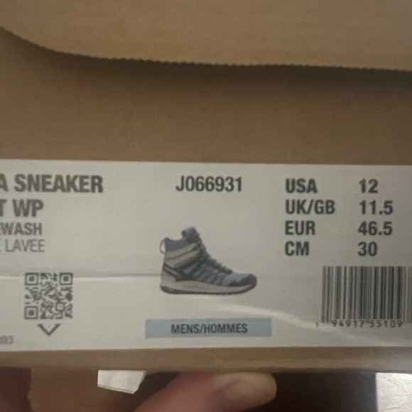 NIB Men's Nova Sneaker Boot Waterproof Size 12 - Picture 9 of 9